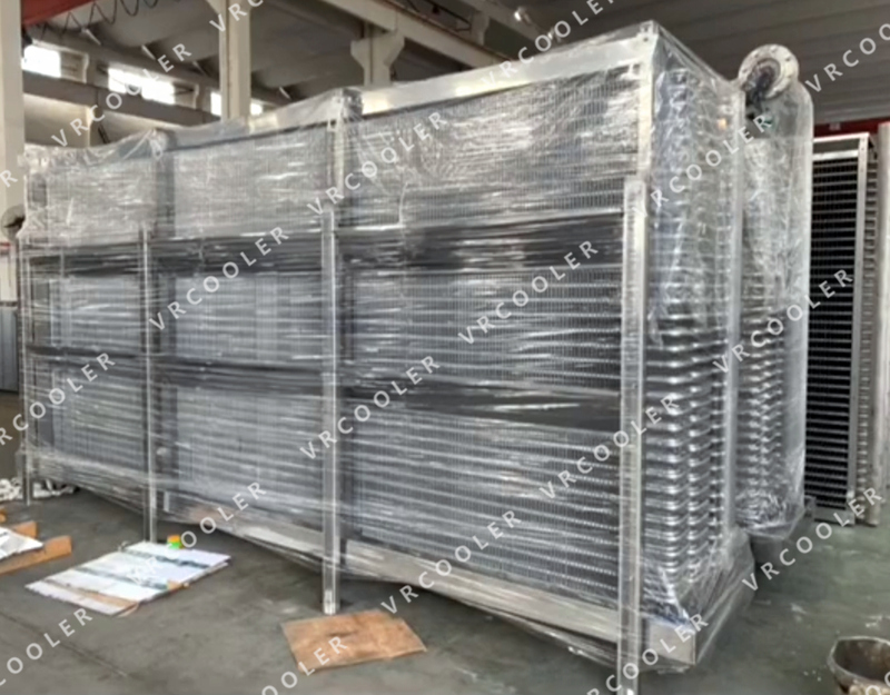 Evaporator coil for IQF (Individual Quick Freezing)