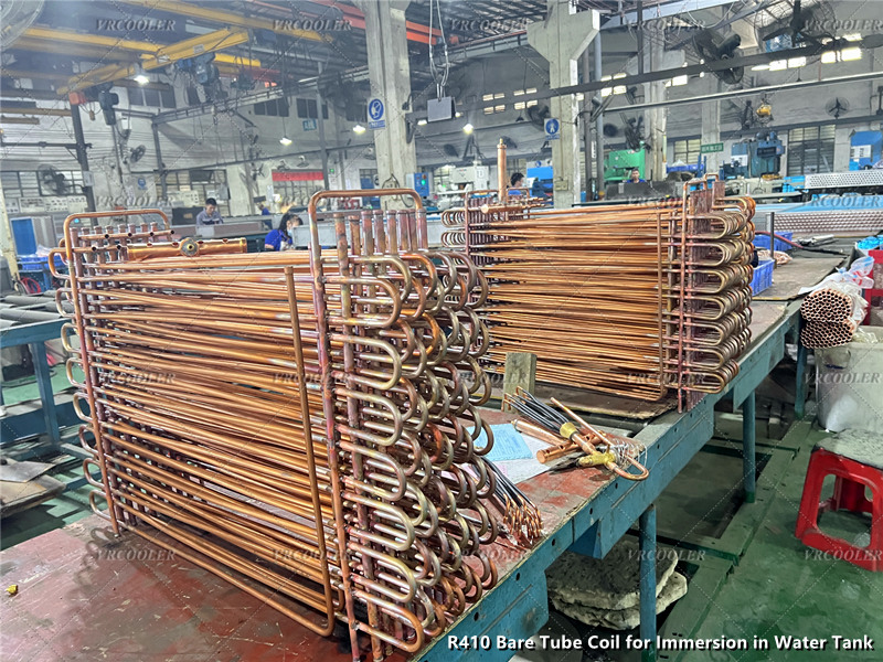 R410 Bare Tube Coil for Immersion in Water Tank 1
