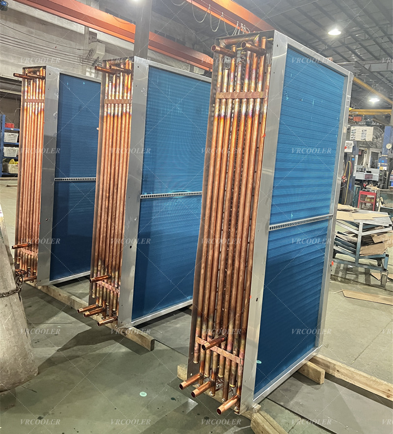 Condenser Coil and Evaporator Coil in a Dehumidifier