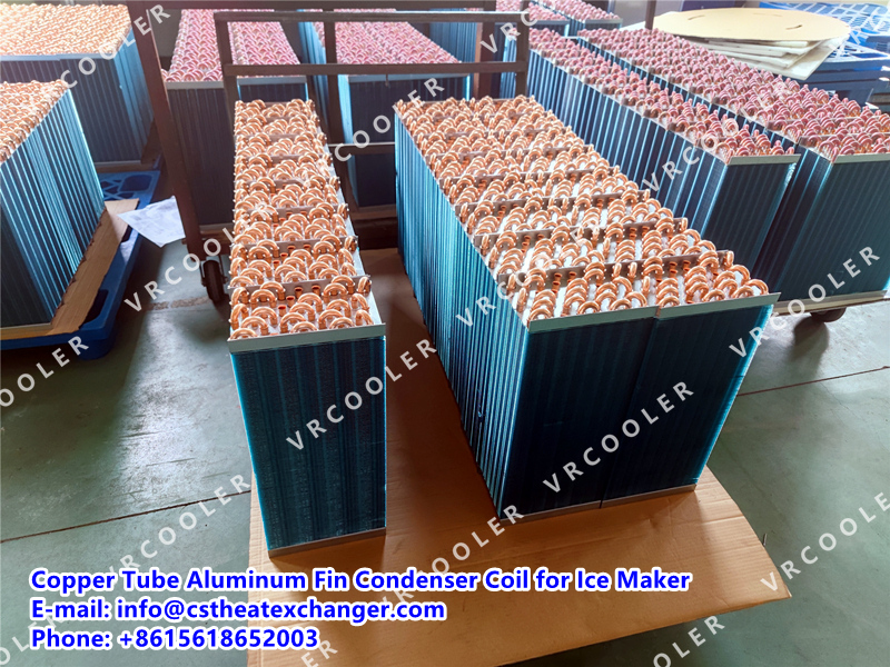 Copper Tube Aluminum Fin Condenser Coil for Ice Maker