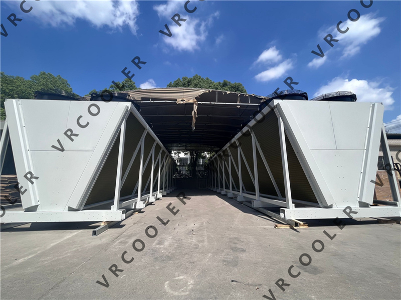 Free Cooling Dry Cooler Combine with Rear Door Heat Exchanger Water Cooling