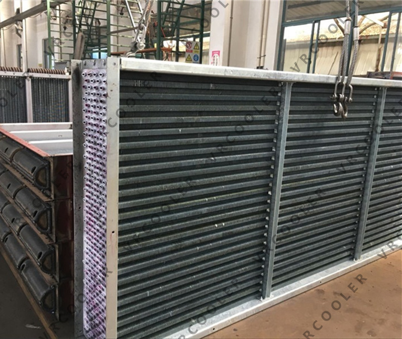 High Frequency Welded Oval Finned Tube Radiator 