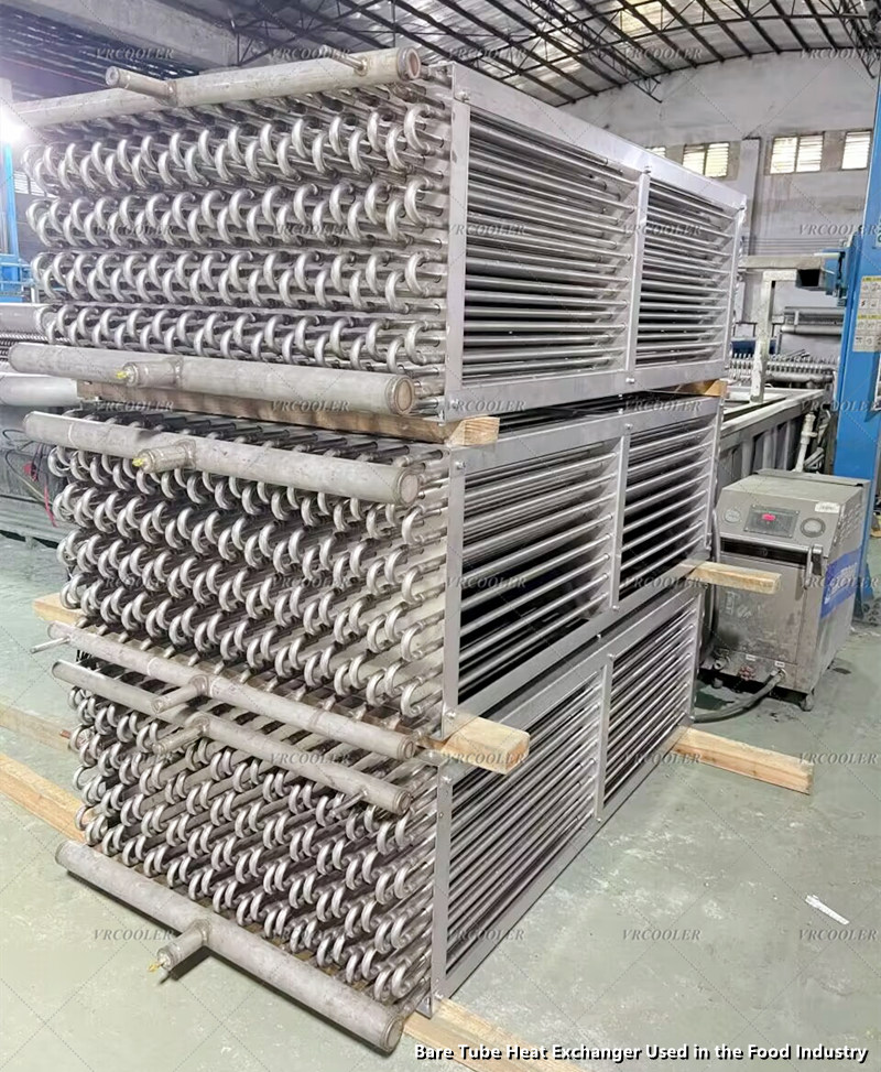 Bare Tube Heat Exchanger Used in The Food Industry