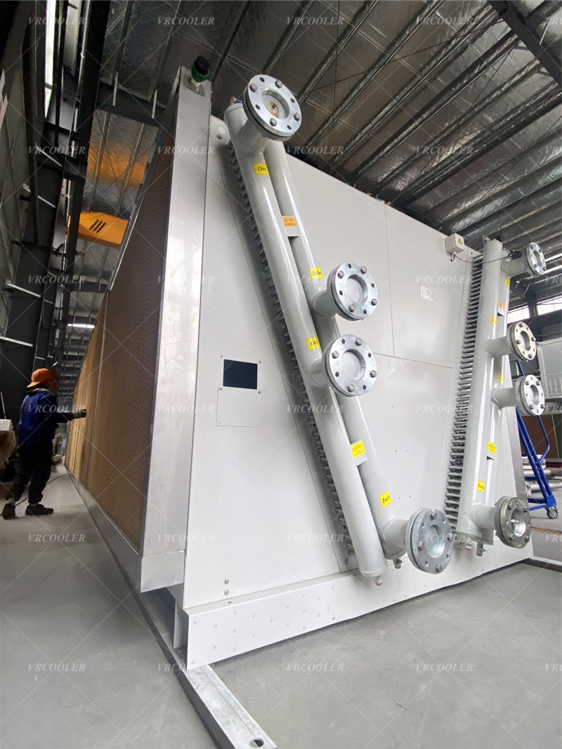 Adiabatic Dry Cooler for Operating Bitcoin Mining