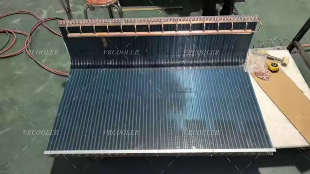 Custom-Made Air-to-Refrigerant DX Evaporator Coil for Air Source Heat Pump Systems