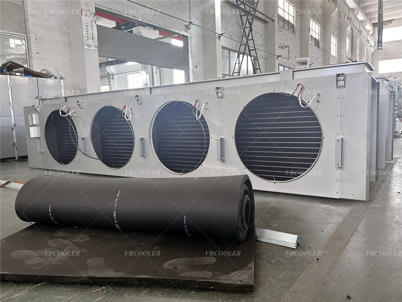 Ammonia Evaporator for Explosion Tunnel Freezing of Vegetables