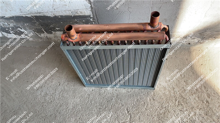 Air to Water Heat Exchanger Hot Water Coil for New Zealand Client