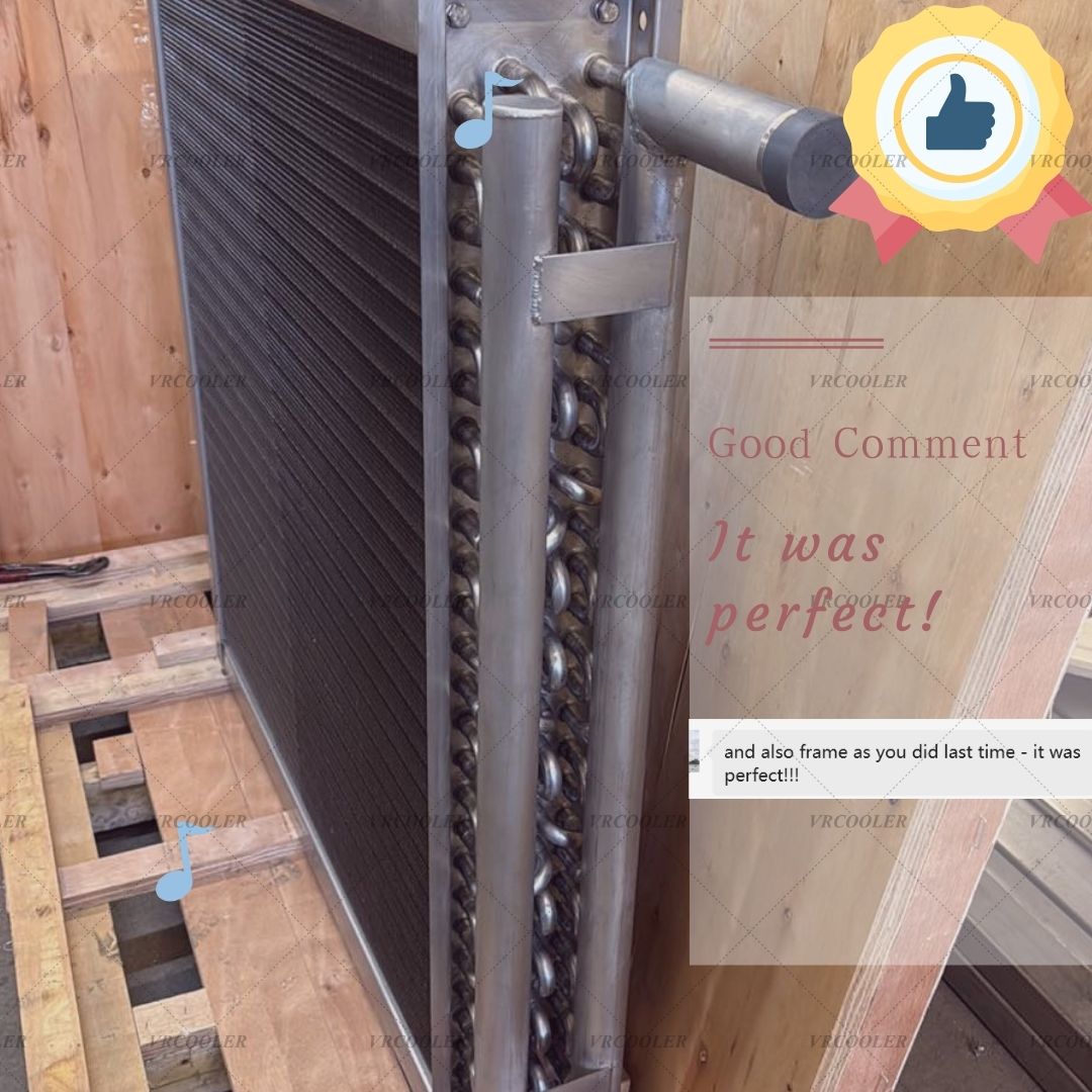 Customer's Feedback Picture of SS Tube Fin Coils