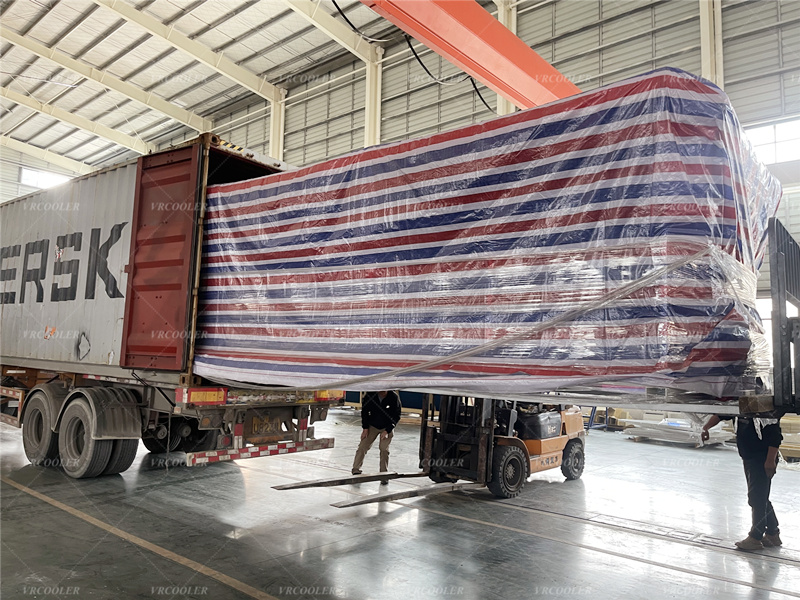 1000kW Dry Cooler Production Completed and Loading Cabinets