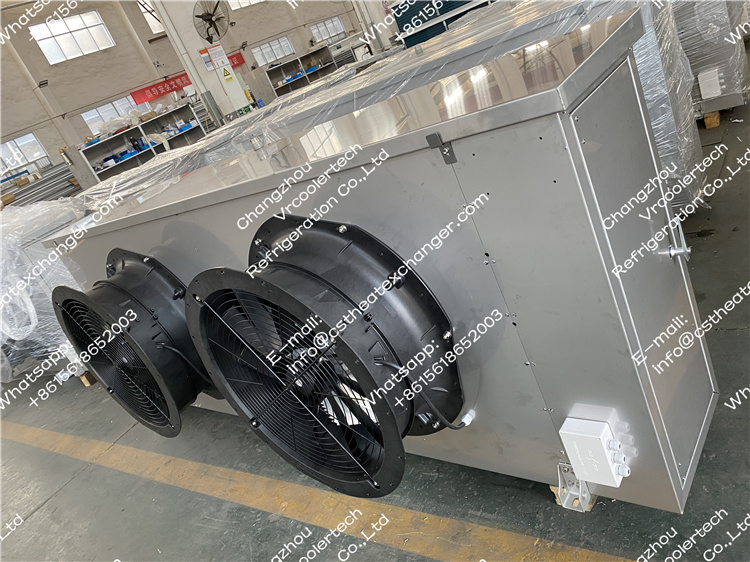 Customized Stainless Steel Tube Aluminum Fin Ammonia Evaporator
