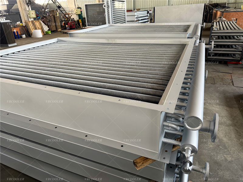 Finned Tube Heat Exchangers for Air Heating with Steam