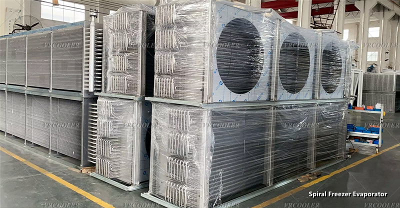 Production Completed of Air Coolers (without Fans) for Spiral Freezers