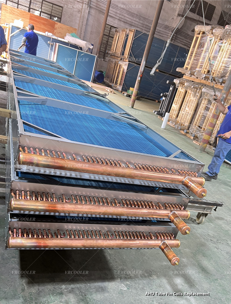 AHU Tube Fin Coils Replacement 3