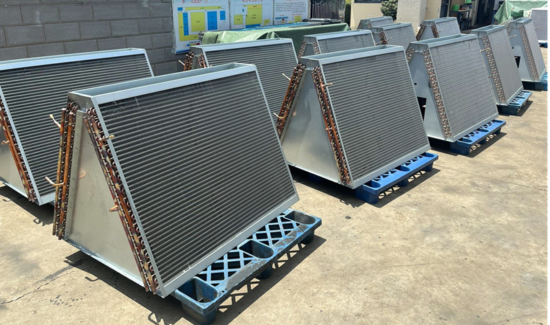A Frame Evaporator Coil for Residential Central Air Conditioners