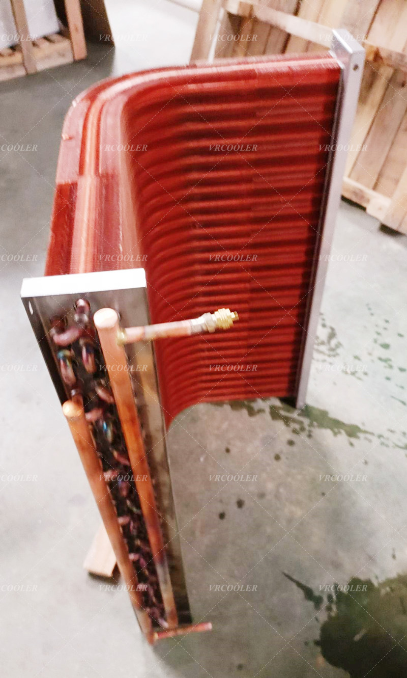 L Shape Evaporator For Air Source Heat Pump Water Heater
