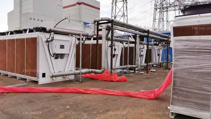 UAE Customer Procures Dry Cooler with Wet Curtain from Vrcoolertech CST