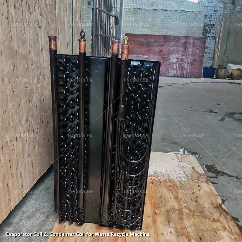 Evaporator Coil & Condenser Coil for Waste Recycle Machine