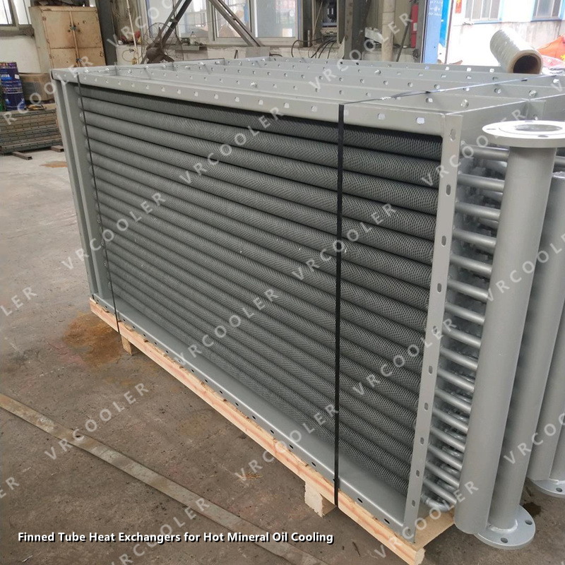 Finned Tube Heat Exchangers for Hot Mineral Oil Cooling