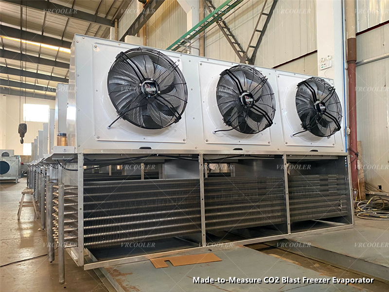 Made-to-Measure CO2 Blast Freezer Evaporator