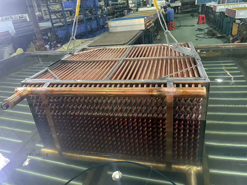 Water Leakage Test of Customized Bare Tube Heat Exchanger