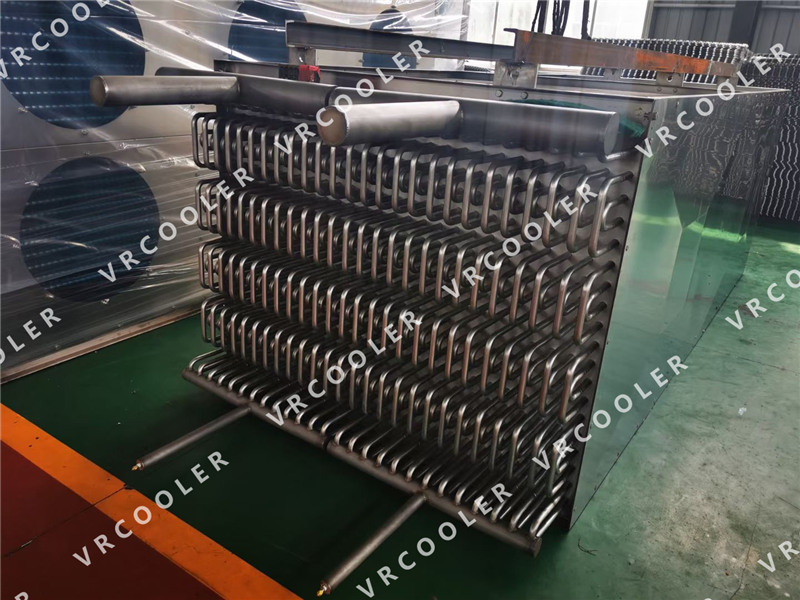 DX Evaporator for A Freezing Tunnel