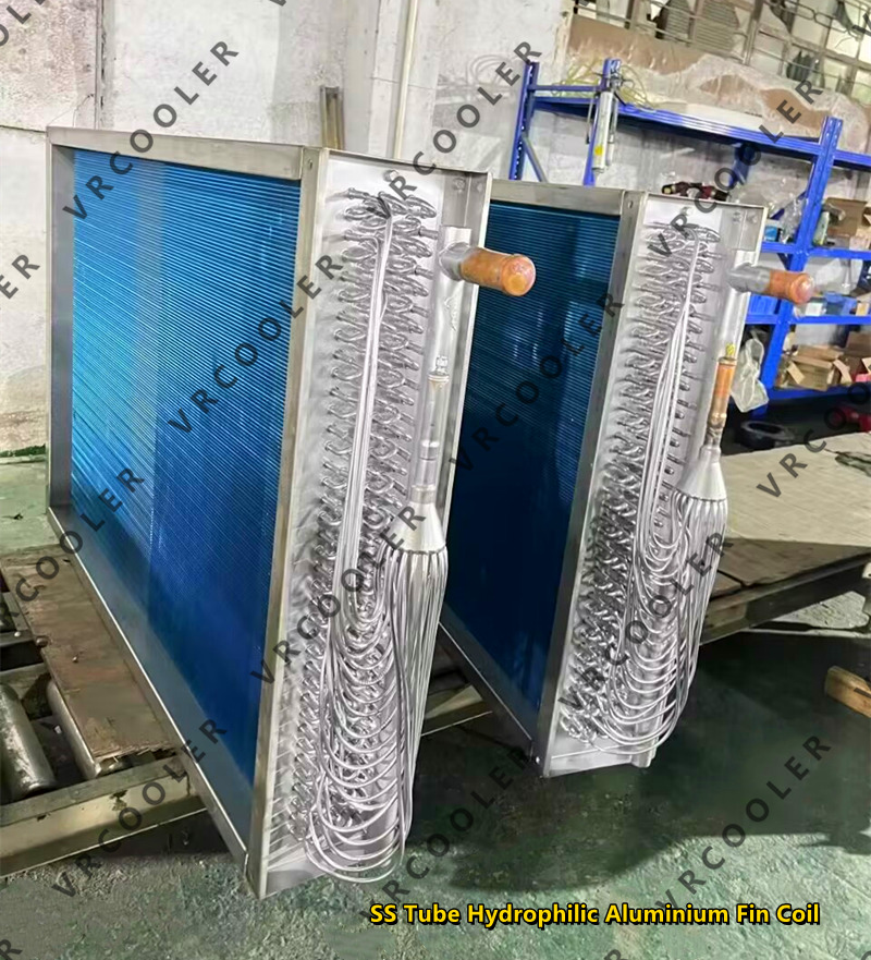 Stainless Steel Flat Air Coil Condenser for Packaged Air Conditioners