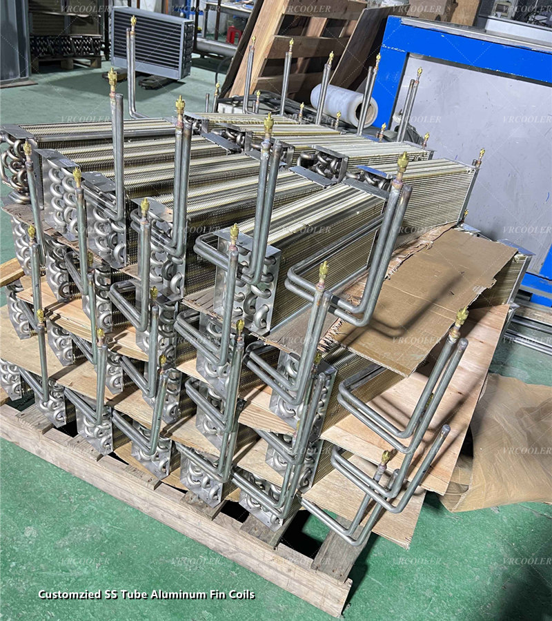 Customzied SS Tube Aluminum Fin Coils 4