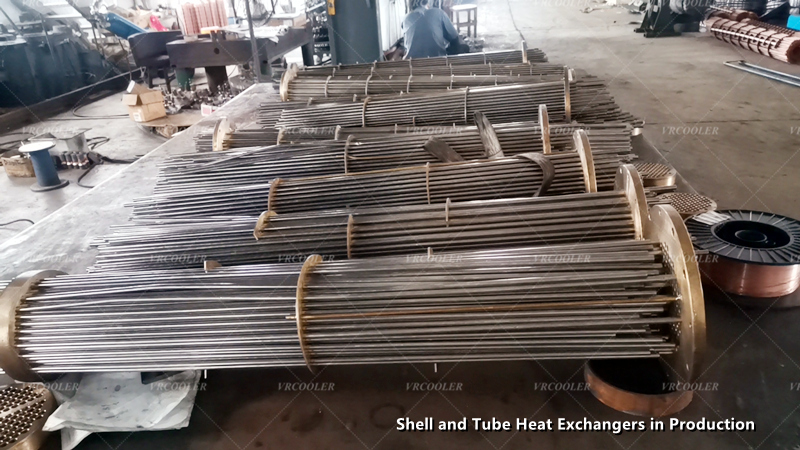 Shell And Tube Heat Exchangers in Production