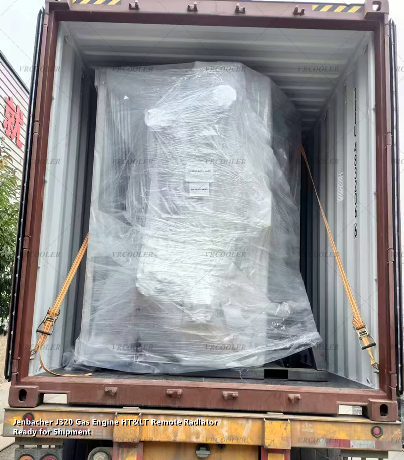 Jenbacher J320 Gas Engine HT&LT Remote Radiator Shipment 1