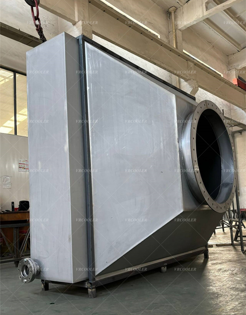 Exhaust Gas Heat Recovery Finned Tube Heat Exchangers with Flared Outlets
