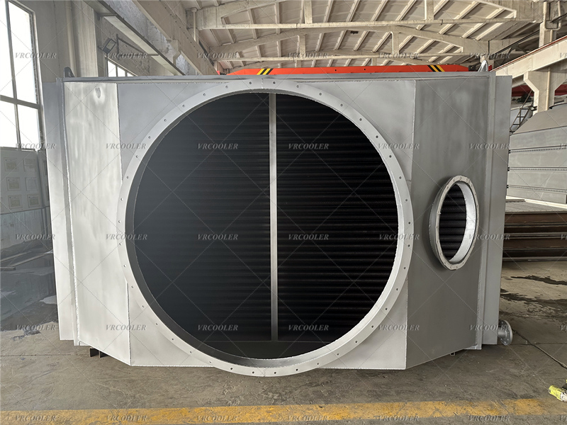 Finned Tube Radiator for Heat Recovery Heat in The Gas Outlet of The Sawdust Drying Biomass Burner