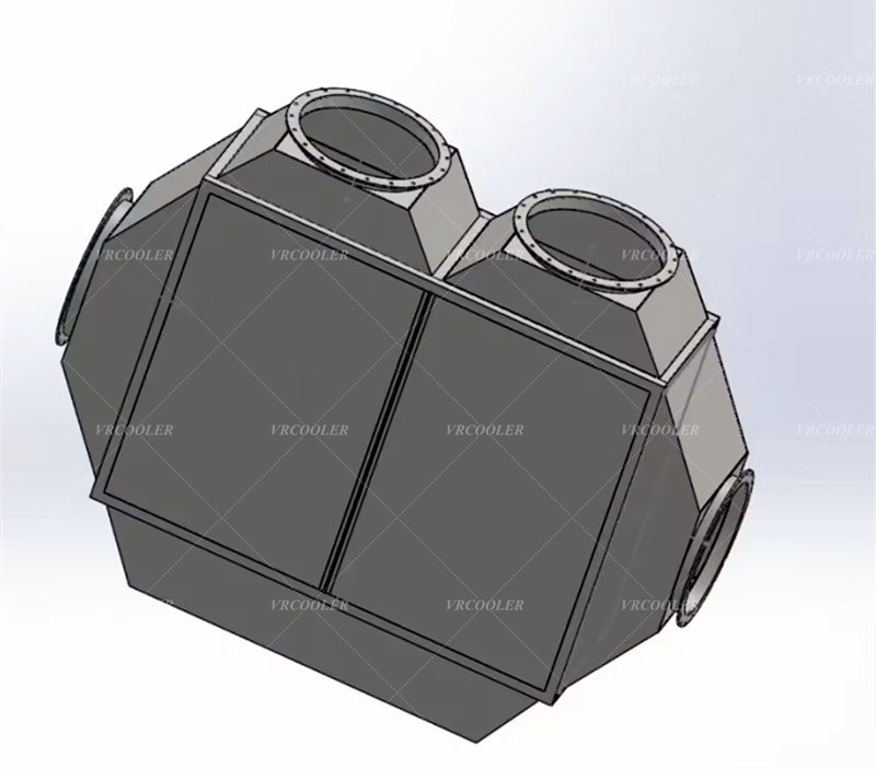 Finned Tube Type Flue Gas/water Heat Exchanger