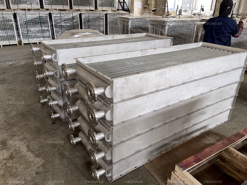 Coater Finned Tube Heat Exchanger for Drying And Cooling Process