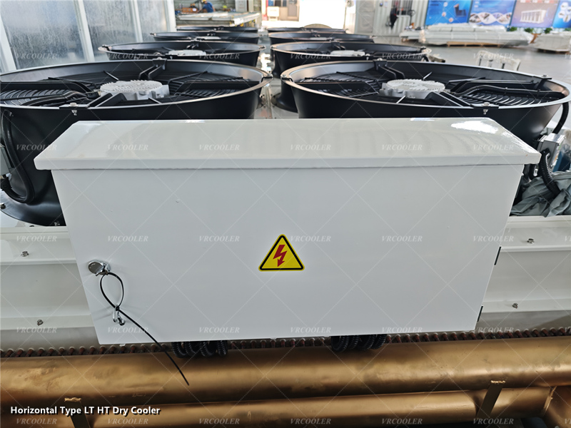 Horizontal Type LT HT Dry Cooler for Gas Generator