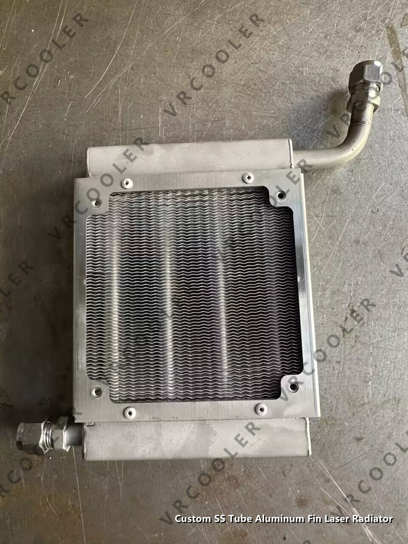 Custom SS Tube Aluminum Fin Laser Radiator 3