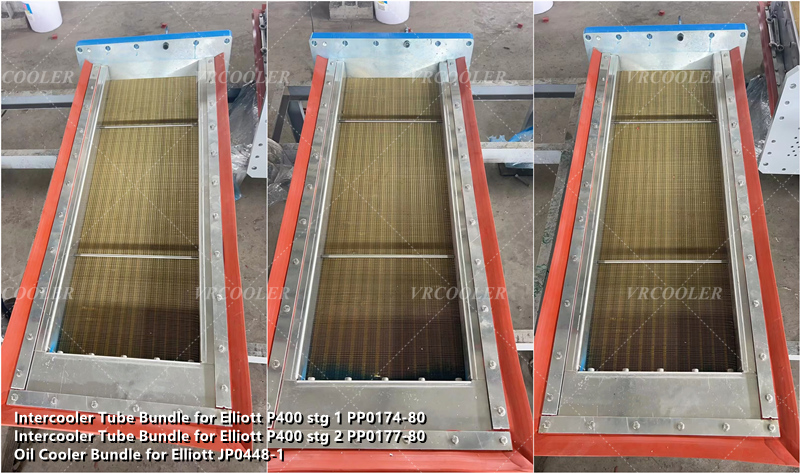 FS-Elliott P400 Intercooler 1st PP0174-80 2nd PP0177-80 Oil Cooler JP0448-1