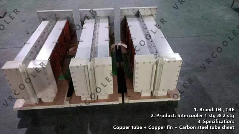 Turbo Compressor Fin Tube Cooler for IHI