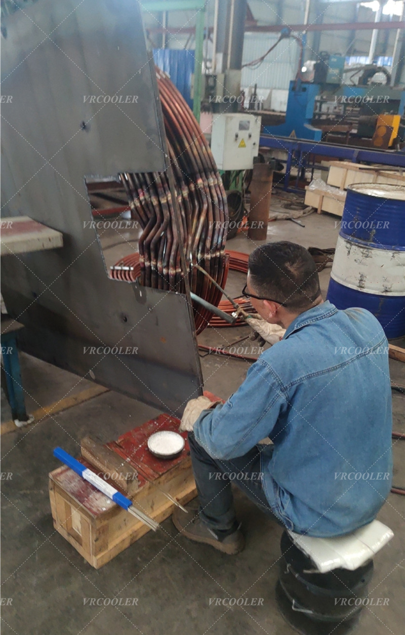 Bearing Oil Cooler In Production 2