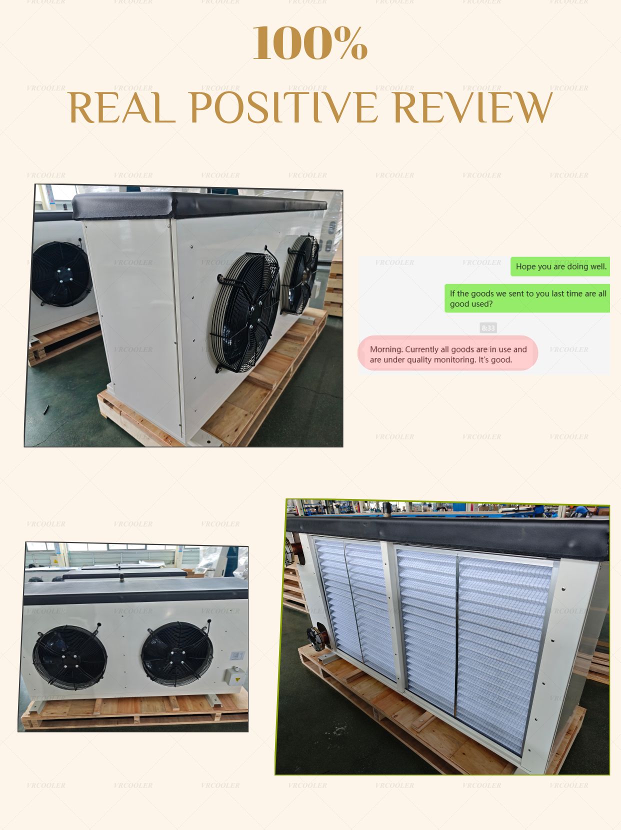 100% REAL POSITIVE REVIEW - Cold Room Evaporator