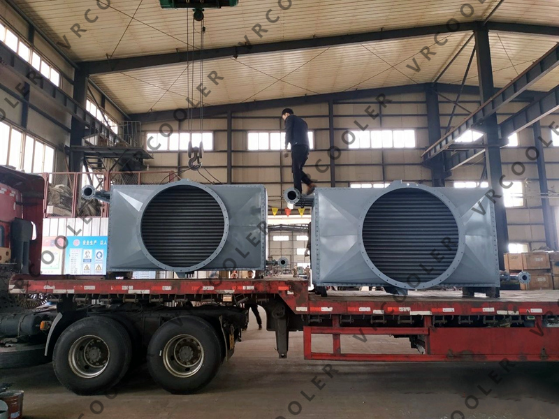 Thermal oil - air heat exchanger for Gypsum calcination drying (12)