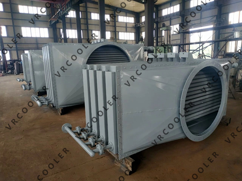 Thermal oil - air heat exchanger for Gypsum calcination drying (9)
