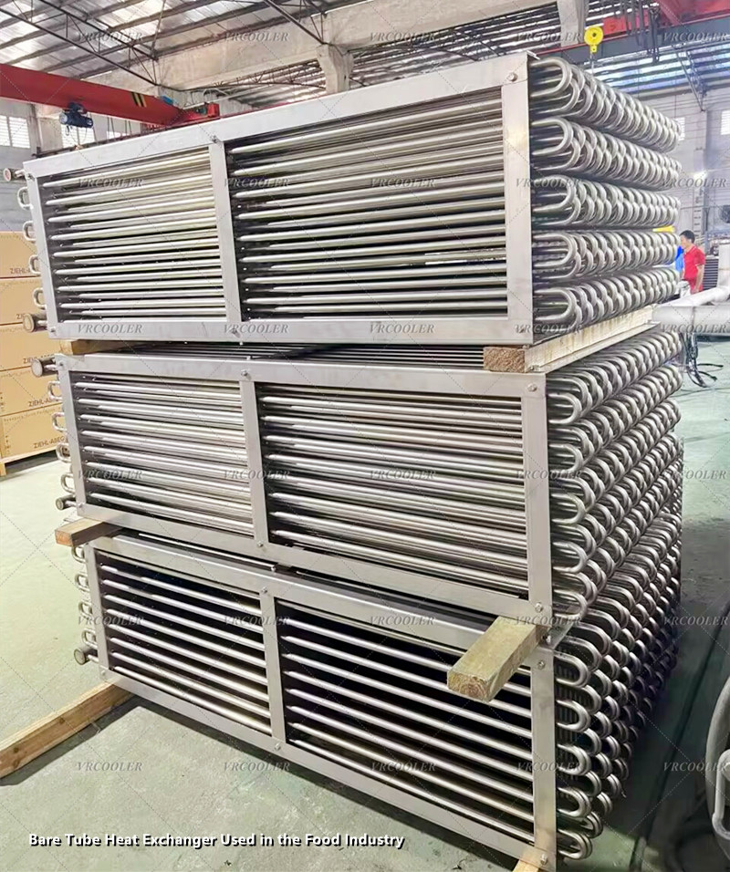 Bare Tube Heat Exchanger Used in the Food Industry 1