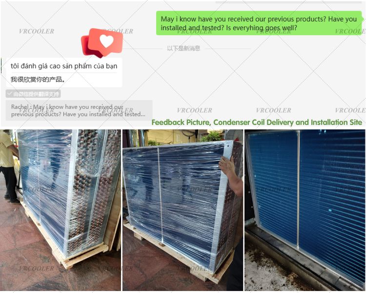 Feedback Picture, Condenser Coil Delivery and Installation Site