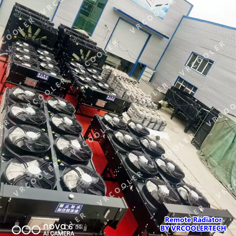 The main uses of remote radiators for gas generators