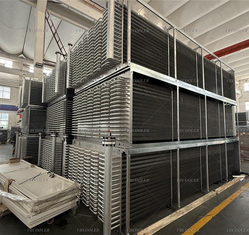 Ammonia Evaporator in Fluidized Bed Freezer
