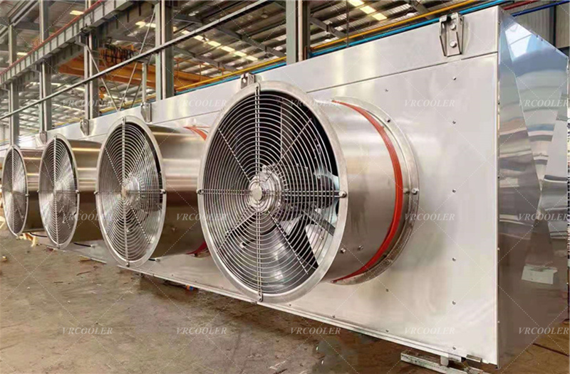 Ammonia Evaporator for Cooling System in Dairy Production Plant