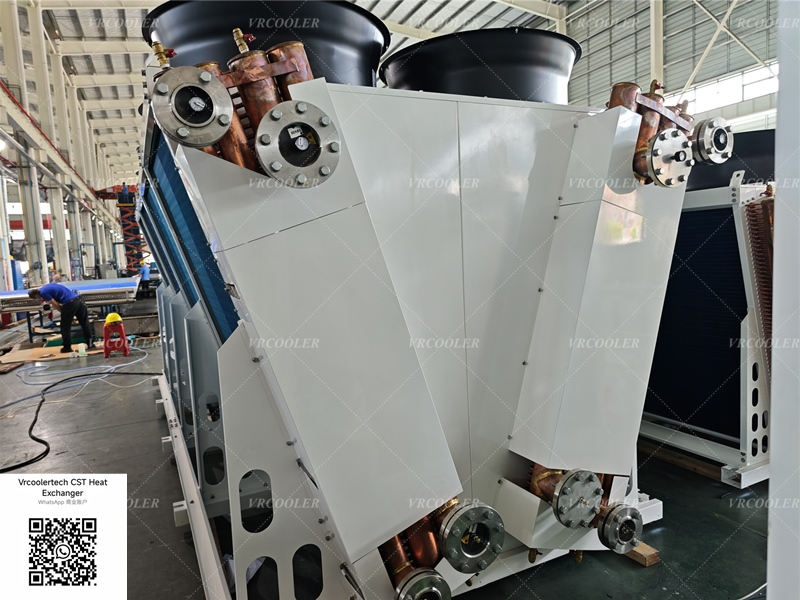 High-temperature (HT) and Low-temperature (LT) Circuits Dry Cooler for The Engine's Cooling System Simultaneously