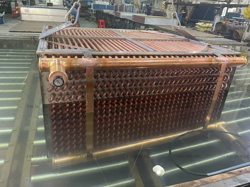 Water Leakage Test of Customized Bare Tube Heat Exchanger 2