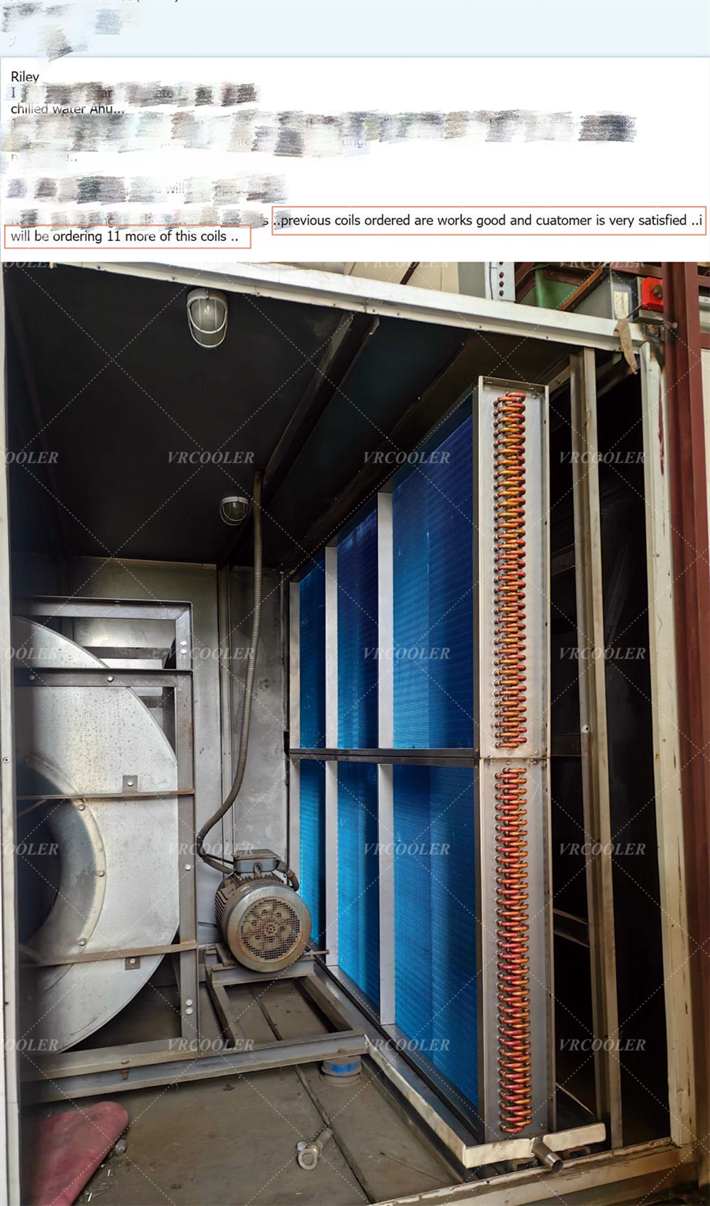 Coil Good Comments from Client