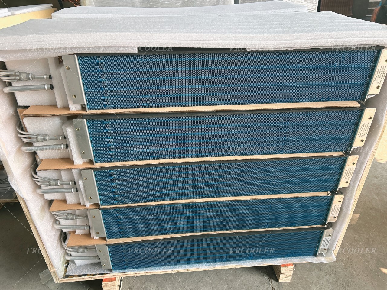 Customized Aluminum Tube Heat Exchanger for Commericial Display Cabinet